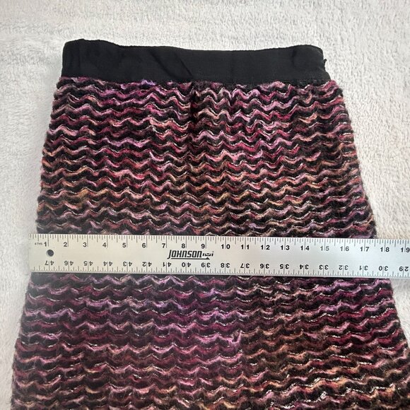 Anthropologie Knitted & Knotted Violet Vibrations Sweater Skirt Size 4 Lined - Picture 6 of 7
